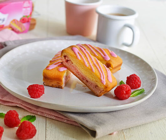 Mr Kipling's cakes on a plate